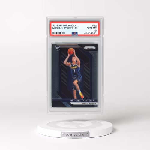 2018 Panini Prizm #32 Michael Porter Jr. (PSA 10 GEM MINT)