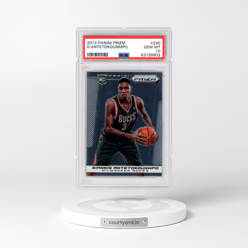 2013 Panini Prizm #290 Giannis Antetokounmpo (PSA 10 GEM MINT)
