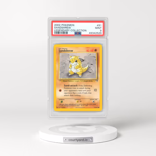 2002 Legendary Collection #91 Sandshrew (PSA 9 MINT)