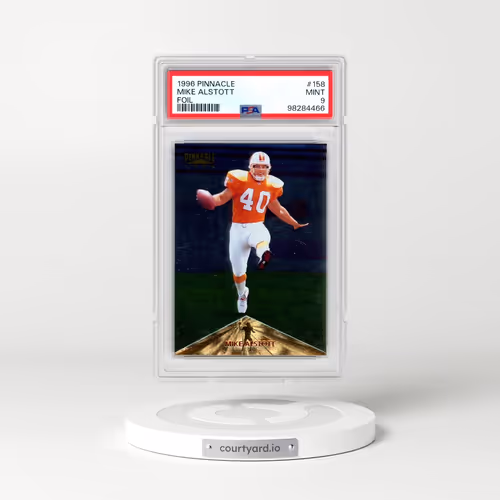 1996 Pinnacle #158 Mike Alstott - Foil (PSA 9 MINT)