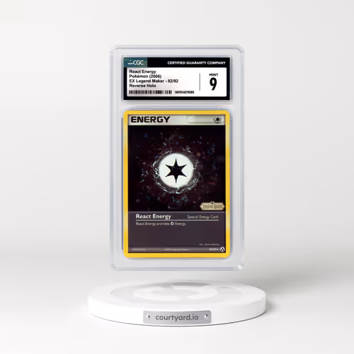 2006 EX Legend Maker #82 React Energy - Holo (CGC 9 MINT)