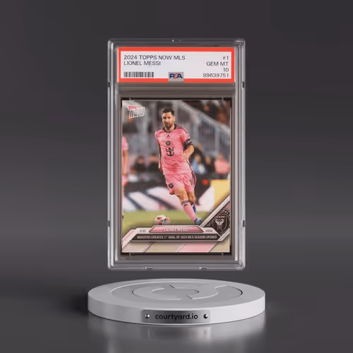 2024 Topps Now MLS #1 Lionel Messi (PSA 10 GEM MINT)