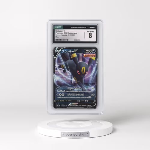 2021 Eevee Heroes #047/069 Umbreon V - Holo (CGC 8 NM-MT)