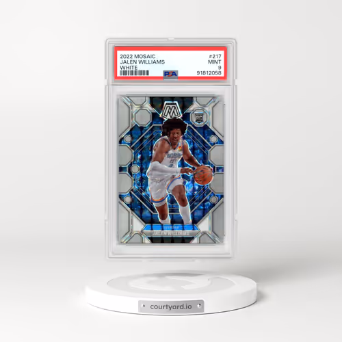 2022 Panini Mosaic #217 Jalen Williams - White (PSA 9 MINT)