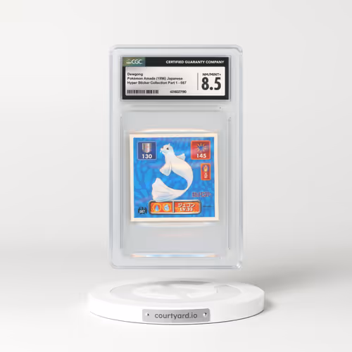 1996 Japanese Amada Sticker Collection #87 Dewgong (CGC 8.5 NM-MT+)