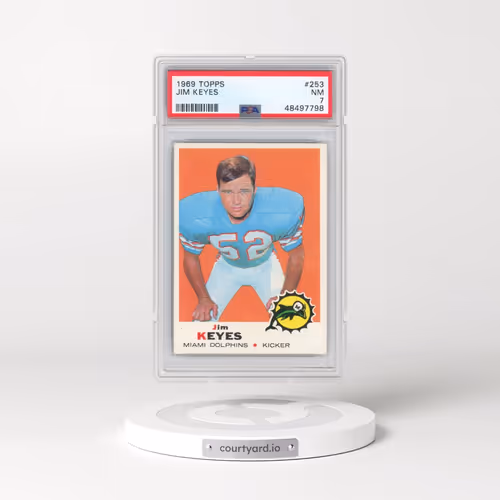 1969 Topps #253 Jim Keyes (PSA 7 NM)