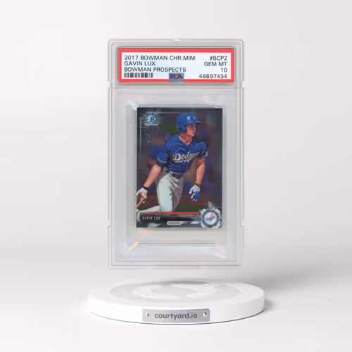 2017 Bowman Chrome Mini #BCP2 Gavin Lux - Bowman Prospects (PSA 10 GEM MINT)