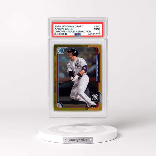 2015 Bowman Draft #150 Aaron Judge - Chrome-Gold Refractor (PSA 9 MINT)