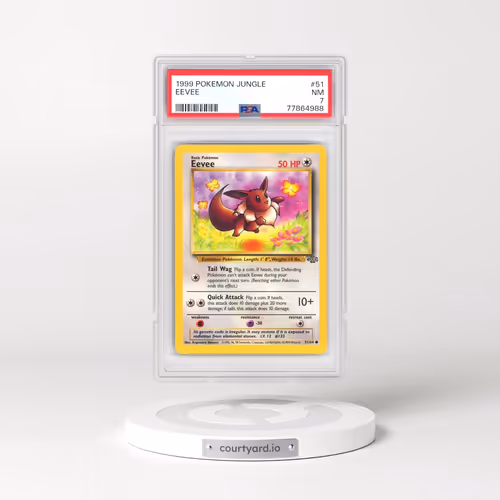 1999 Pokémon Jungle #51 Eevee (PSA 7 NM)