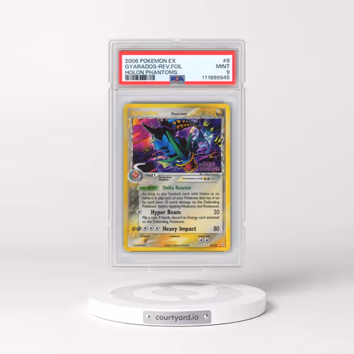 2006 Pokémon EX Holon Phantoms #8 Gyarados - Reverse Foil (PSA 9 MINT)