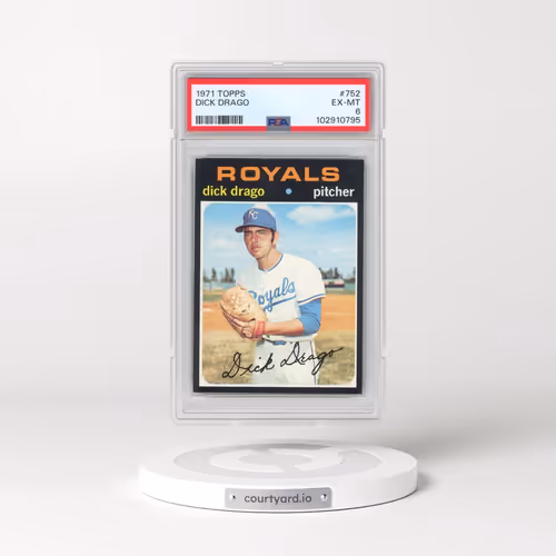 1971 Topps #752 Dick Drago (PSA 6 EX-MT)