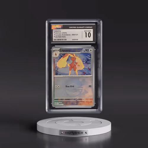2025 Prismatic Evolutions - PRE EN #084/131 Lopunny - Poké Ball Holo (CGC 10 GEM MINT)