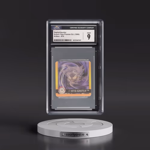 1999 Action Flipz Premier Edition (Artbox) - English #14 Gastly/Haunter (CGC 9 MINT)
