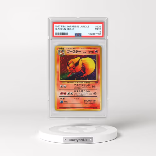 1997 Pokémon Jungle #136 Flareon - Holo (PSA 9 MINT)