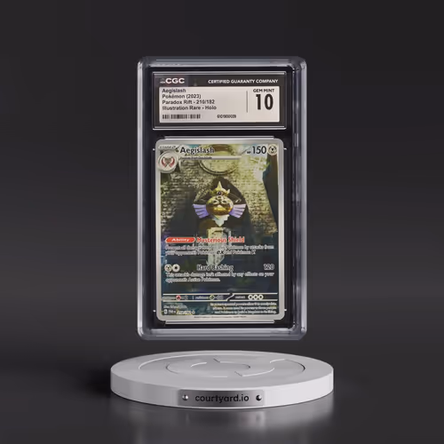 2023 Pokémon Par EN-Paradox Rift #210 Aegislash - Illustration Rare (CGC 10 GEM MINT)