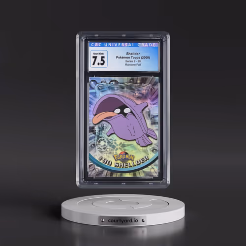 1999 Series 2 (Oval Nintendo Seal) #90 Shellder - Rainbow Foil (CGC 7.5 NM+)