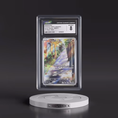 2023 Snow Hazard #080/071 Sudowoodo - Art Rare Holo (CGC 8 NM-MT)