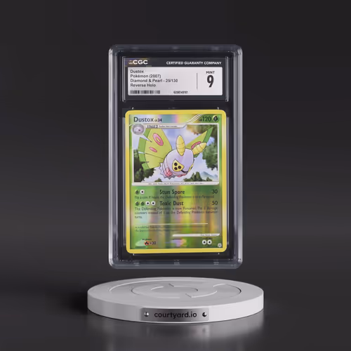 2007 Diamond & Pearl #25/130 Dustox - Reverse Holo (CGC 9 MINT)
