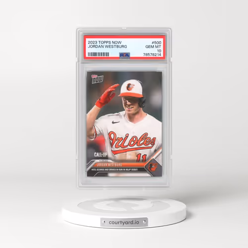 2023 Topps Now #500 Jordan Westburg (PSA 10 GEM MINT)