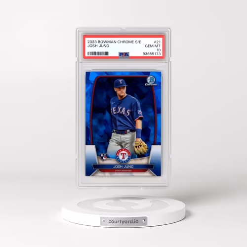 2023 Bowman Chrome Sapphire Edition #21 Josh Jung (PSA 10 GEM MINT)
