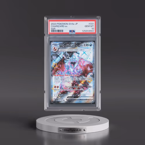 2023 Pokémon Sv4a-Shiny Treasure EX #331 Charizard EX - Holo Ssr (PSA 10 GEM MINT)