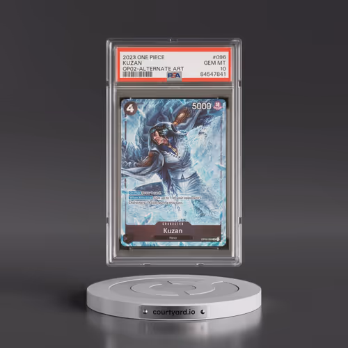 2023 One Piece Paramount War #096 Kuzan - Alternate Art (PSA 10 GEM MINT)