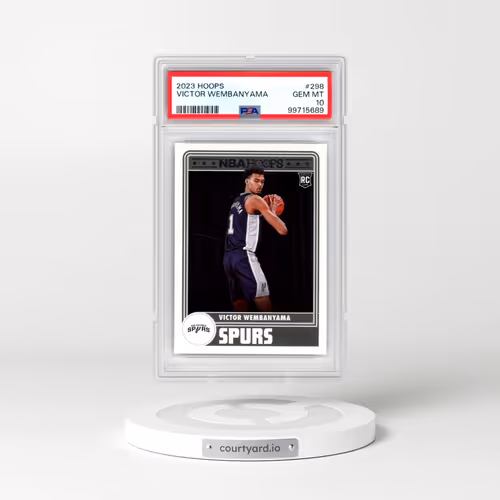 2023 Panini NBA Hoops #298 Victor Wembanyama (PSA 10 GEM MINT)