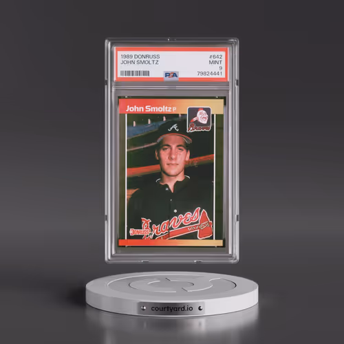 1989 Donruss #642 John Smoltz (PSA 9 MINT)