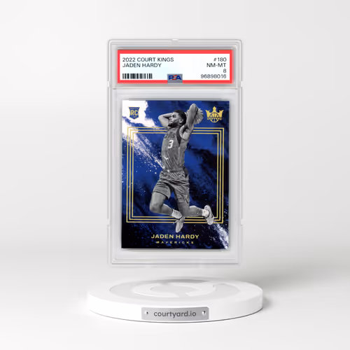 2022 Panini Court Kings #180 Jaden Hardy (PSA 8 NM-MT)