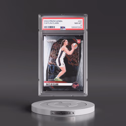 2024 Panini Prizm WNBA #22 Caitlin Clark (PSA 8 NM-MT)