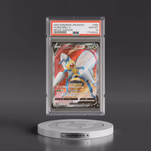 2022 Pokémon Sword & Shield Space Juggler #068 Beedrill V - Holo Full Art (PSA 10 GEM MINT)