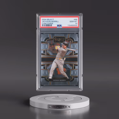 2024 Panini Select Concourse #68 Jackson Merrill (PSA 10 GEM MINT)