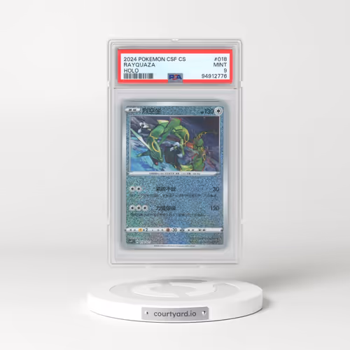 2024 Pokémon Simplified Csf C-Dragon's Return Series Gift Box #018 Rayquaza - Holo (PSA 9 MINT)
