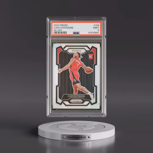 2023 Panini Prizm #129 Cam Whitmore - Silver Prizm (PSA 9 MINT)