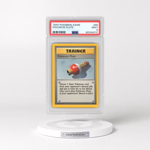 1999 Pokémon Game #86 Pokemon Flute (PSA 9 MINT)