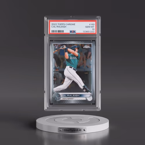 2022 Topps Chrome #149 Cal Raleigh (PSA 10 GEM MINT)