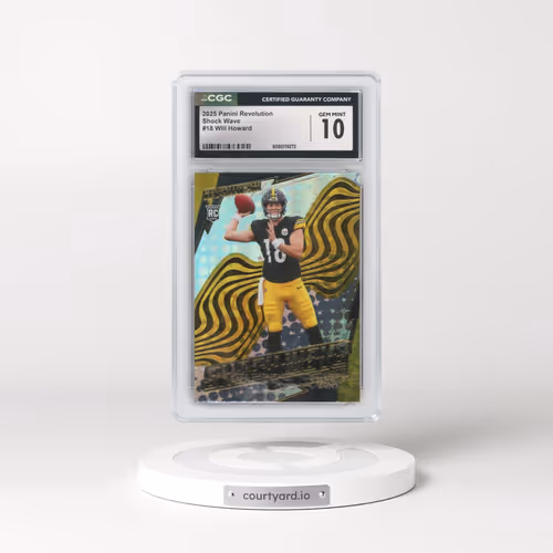 2025 Panini Revolution #18 Will Howard (CGC 10 GEM MINT)
