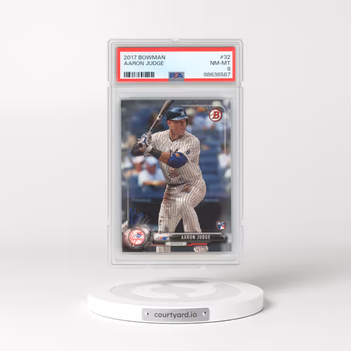 2017 Bowman #32 Aaron Judge (PSA 8 NM-MT)