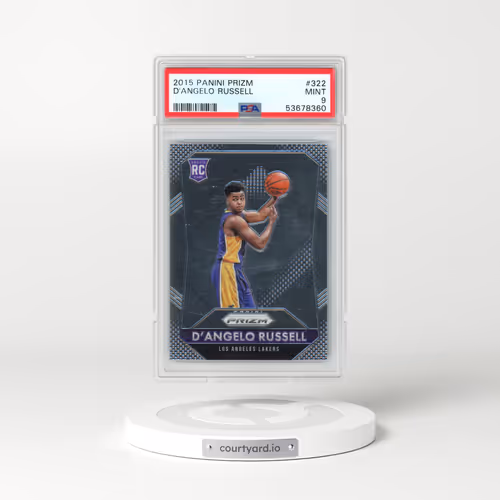 2015 Panini Prizm #322 D'Angelo Russell (PSA 9 MINT)