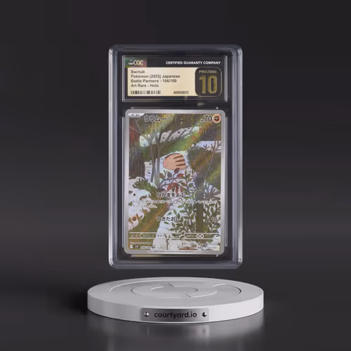2025 Battle Partners - sv9 #106/100 Swinub - Art Rare Holo (CGC 10 PRISTINE)