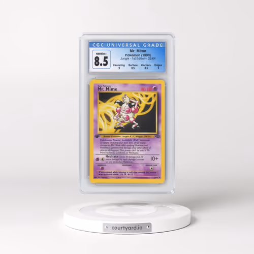 1999 Jungle #22/64 Mr. Mime - 1st Edition 1st Edition (CGC 8.5 NM-MT+)