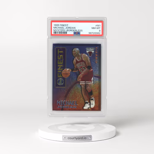 1995 Finest Mystery #M1 Michael Jordan - Borderless (PSA 8 NM-MT)