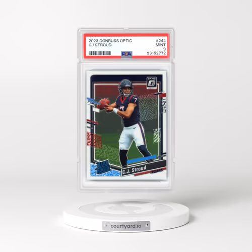 2023 Panini Donruss Optic #244 CJ Stroud (PSA 9 MINT)