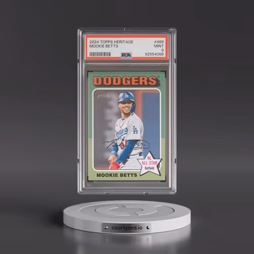 2024 Topps Heritage #499 Mookie Betts (PSA 9 MINT)