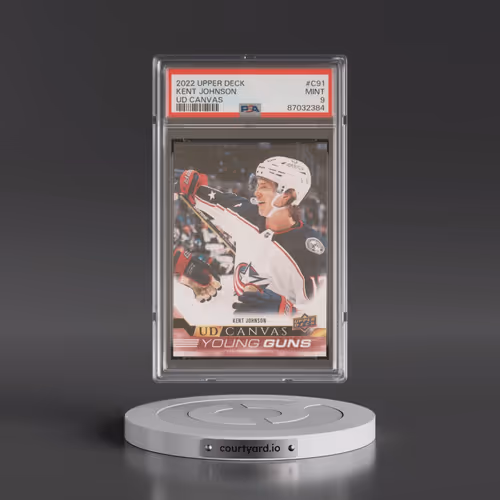 2022 Upper Deck UD Canvas #C91 Kent Johnson (PSA 9 MINT)