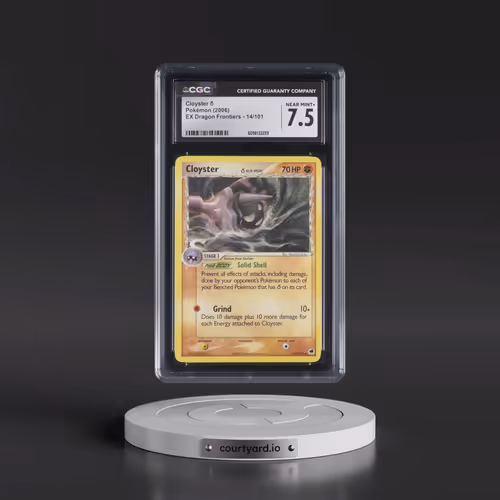 2006 EX Dragon Frontiers #14/101 Cloyster δ (CGC 7.5 NM+)
