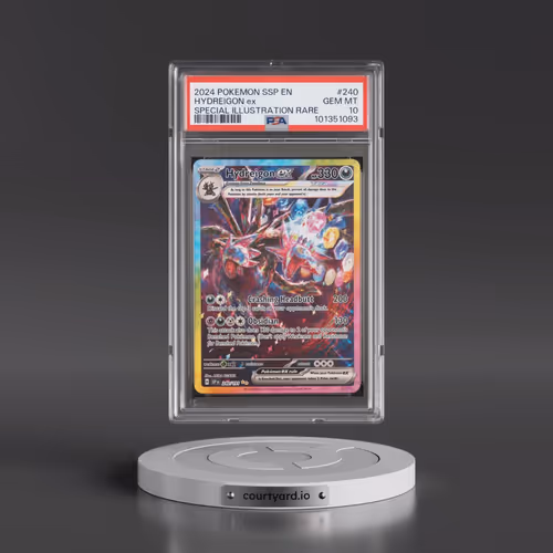 2024 Pokémon Ssp EN-Surging Sparks #240 Hydreigon EX - Holo Special Illustration Rare (PSA 10 GEM MI