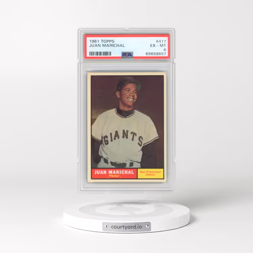 1961 Topps #417 Juan Marichal (PSA 6 EX-MT)