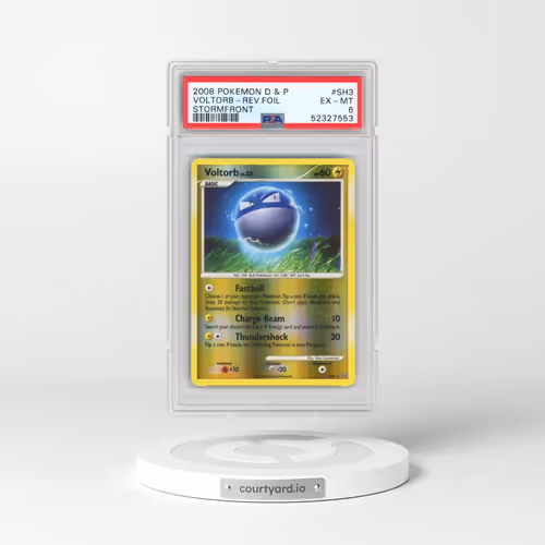 2008 Pokémon Diamond & Pearl Stormfront #SH3 Voltorb - Reverse Foil (PSA 6 EX-MT)