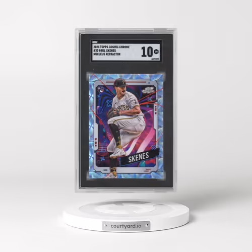 2024 Topps Cosmic Chrome #30 Paul Skenes - Nucleus Ref. (SGC 10 GEM MINT)